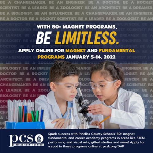 Be Limitless Apply Online for Magnet and Fundamental Programs
